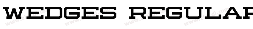 Wedges Regular字体转换